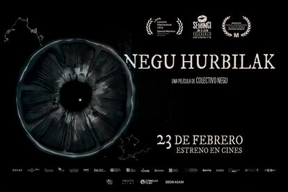 Cartel promocional de la película 'Negu Hurbilak', en cines el 23 de febrero.