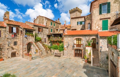 El pueblo de Capalbio, en la provincia italiana de Grosseto (Toscana).