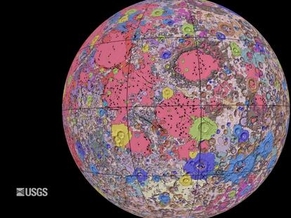 Mapa Geológico Unificado da Lua.