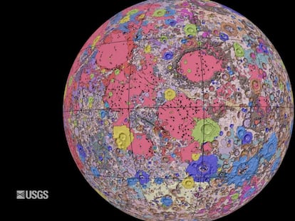 Mapa Geológico Unificado de la Luna