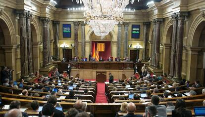 El Parlament de Catalunya.