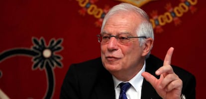 El ministro de Exteriores en funciones, Josep Borrell.