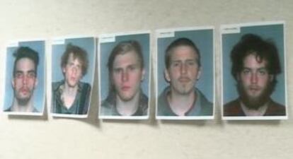 Foto de los detenidos, emitida por ABC News.