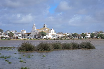 Vista de El Rocio (Huelva).