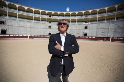 Simón Casas, empresario de la plaza de toros de Las Ventas, retratado ayer.
