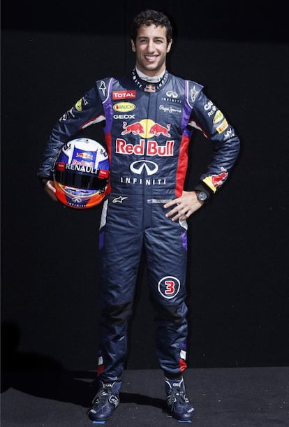 El australiano Daniel Ricciardo del equipo Red Bull.