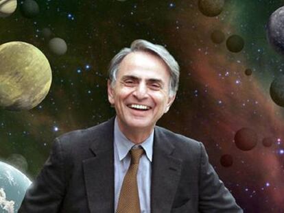 Carl Sagan, en una imagen de la Agencia Espacial Norteamericana.