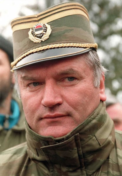 El comandante del ejército serbobosnio, general Ratko Mladic, en una imagen de febrero de 1994.