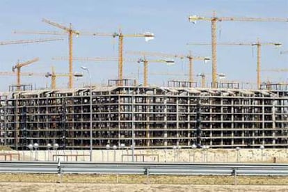 Edificios en construcción en Seseña. (Toledo).