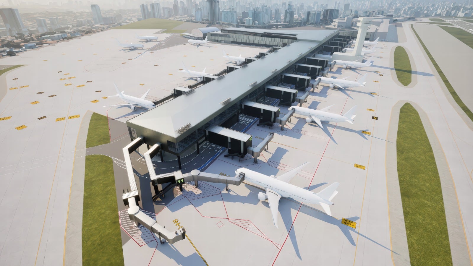 Aena confía la remodelación de 380 millones en su aeropuerto de São Paulo a la constructora HTB