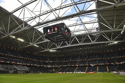 Vista general del estadio Friends Arena de Estocolmo antes del partido.