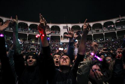 Los 17.000 asistentes al concierto habían agotado todas las entradas en apenas una hora en Internet.