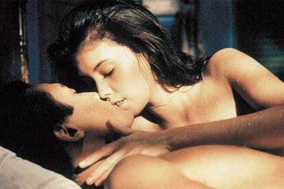 Jane March, en una escena de <i>El amante.</i>