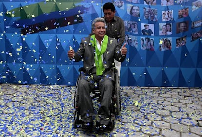 Lenín Moreno, ganador de las elecciones en Ecuador, este martes