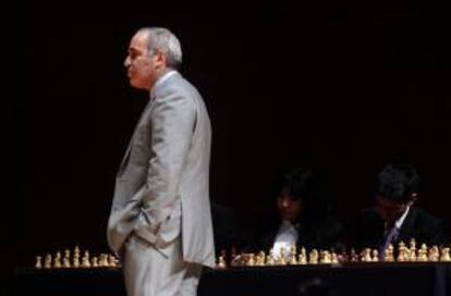 El ex campen mundial de ajedrez Gary Kasparov. EFE/Archivo