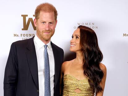 Los duques de Sussex en la gala de premios de la Ms. Foundation For Women, el 16 de mayo de 2023, en Nueva York.