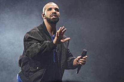 Drake durante un concierto en su ciudad natal, Toronto.