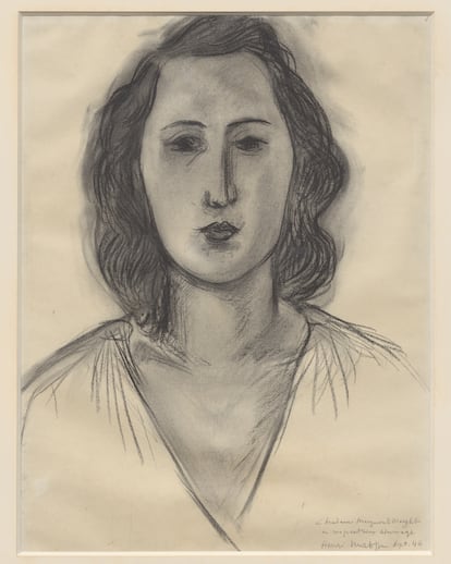 Retrato de Marguerite Maeght (1944), de Henri Matisse.