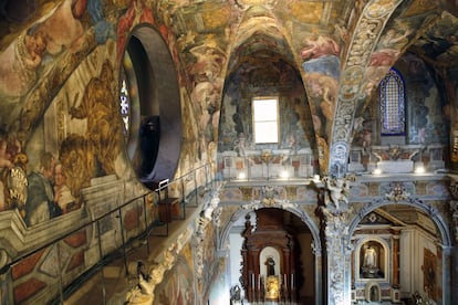 Interior de la iglesia de San Nicolás de Valencia.