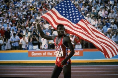 Carl Lewis em Los Angeles, 1984