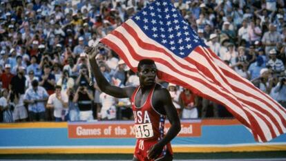 Carl Lewis em Los Angeles, 1984