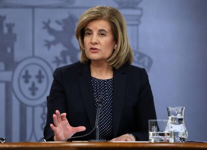 La ministra de Empleo, Fátima Báñez