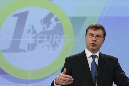 El vicepresidente de la Comisi&oacute;n Europea Valdis Dombrovskis