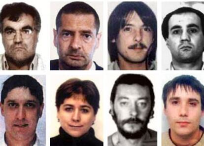 Ignacio López de Vergara Astola, <i>Yves</i>, y el resto de detenidos hoy en Francia.