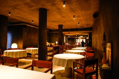 La sala del restaurante, ubicada en la planta baja.