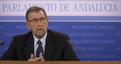 El presidente del Parlamento de Andalucía, Manuel Gracia.