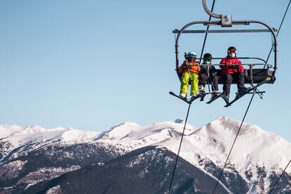 Los turistas, principalmente de España y Francia, suponen hasta el 90% de los usuarios de las estaciones de esquí andorranas.