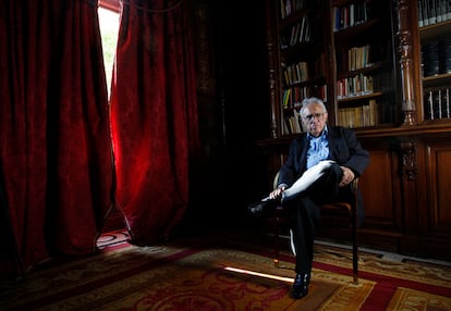 Carlos Monsiváis (Ciudad de México, 1938-2010), fotografiado en 2008 en Casa de América, en Madrid.