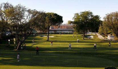 The golf course at the Club de Campo Villa in Madrid, whose 22,000 members pay just a symbolic fee.