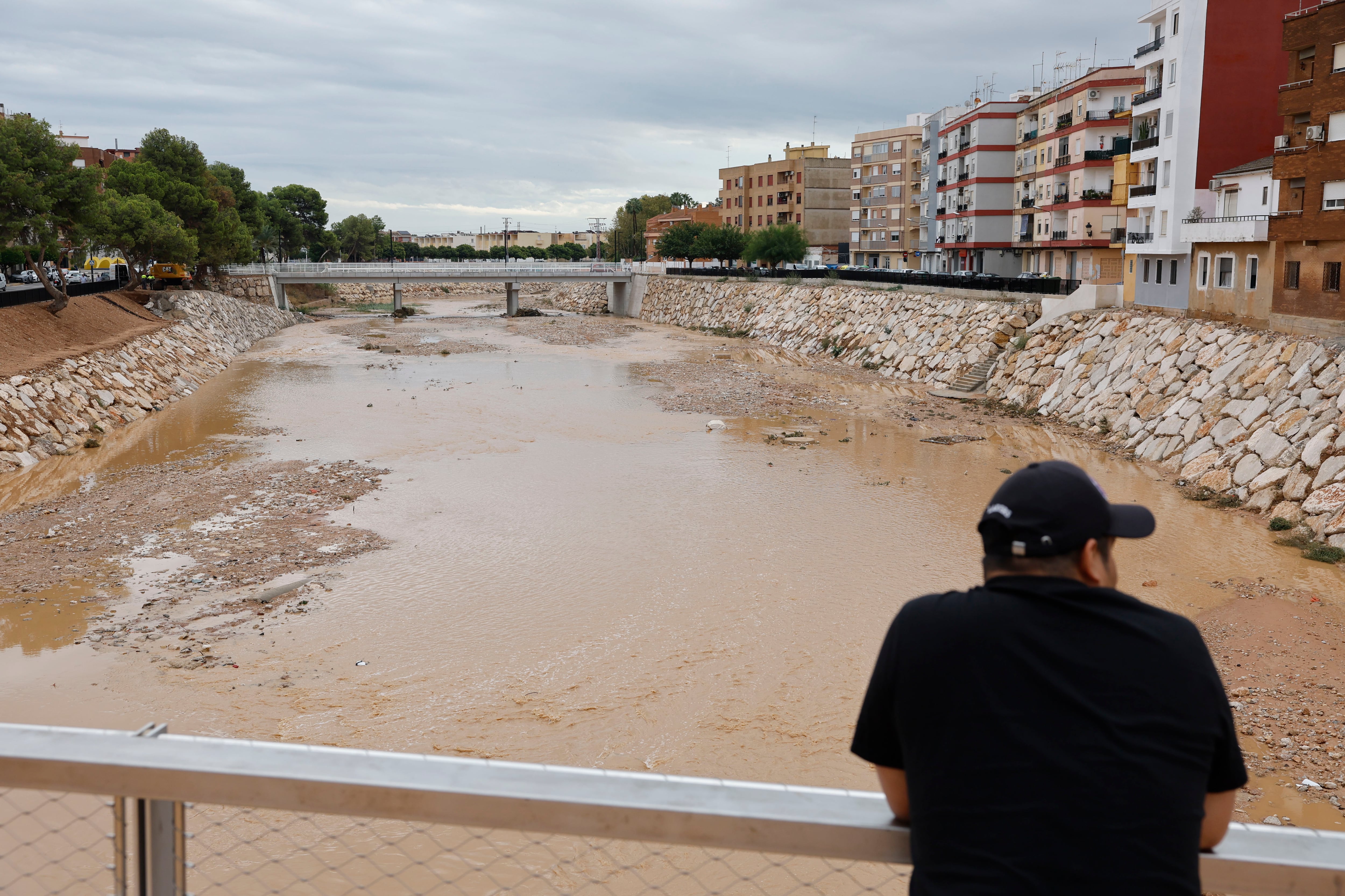 Aemet rebaja a amarillo el aviso por lluvias torrenciales en Campo de Cartagena y Mazarrón