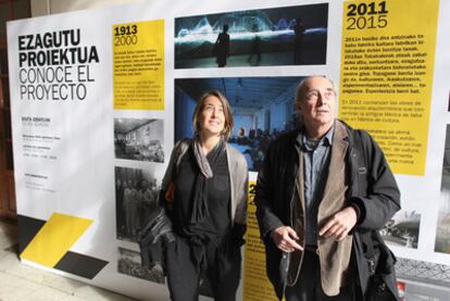 Naraia y Jon Montero, los arquitectos responsables de la transformación de la antigua fábrica de tabacos en Tabakalera.