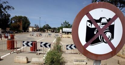 Puesto fronterizo de Zouj Beghmal en Oudja (Marruecos), cerrado desde1994, tras un desacuerdo con Argelia. 