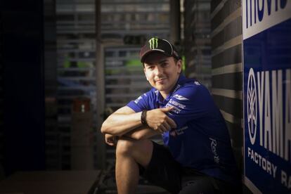 El piloto de Yamaha Jorge Lorenzo.  