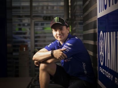 El pilot de Yamaha Jorge Lorenzo.