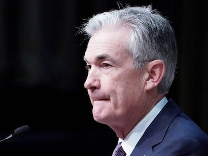 Jerome Powell, presidente de la Fed, el pasado mi&eacute;rcoles.