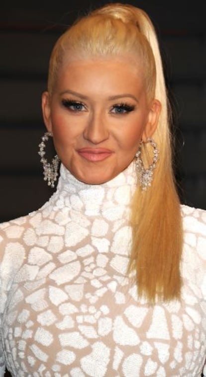 La cantante Christina Aguilera.