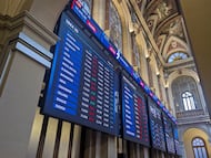 Vista del panel del Ibex 35.