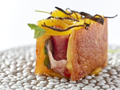 El minutejo del Angus, sándwich castizo que Dabiz Muñoz le dedica a su padre. Imagen proporcionada por DiverXO.