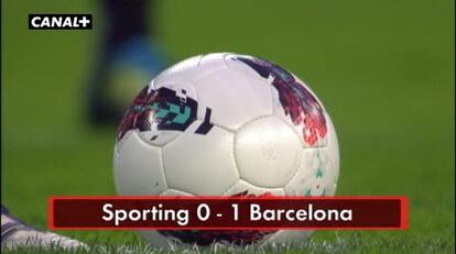 Sporting, 0 - Barcelona, 1