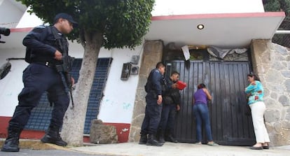 Madres de niños víctimas de un 'secuestro virtual' en Morelos (México).