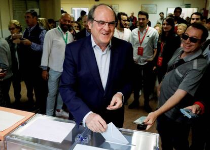 El candidato del PSOE a la presidencia de la Comunidad de Madrid, Ángel Gabilondo.