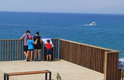 El nuevo mirador del cabo de Salou (Tarragona).