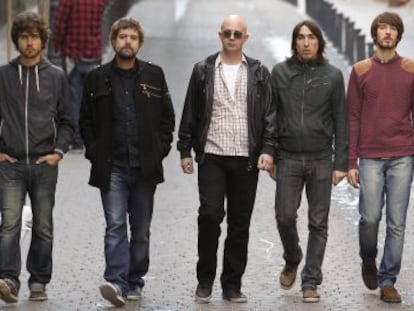 El grupo Vetusta Morla, fotografiado en diciembre en Madrid.