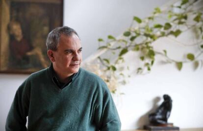 El escritor Pablo d'Ors, en febrero pasado.