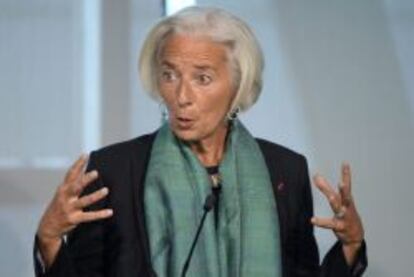 La directora gerente del Fondo Monetario Internacional (FMI), Christine Lagarde. 