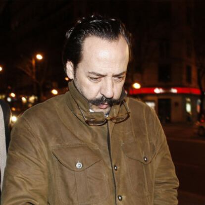 Álvaro Pérez, <i>El Bigotes,</i> el 6 de marzo tras prestar declaración en la Audiencia Nacional.